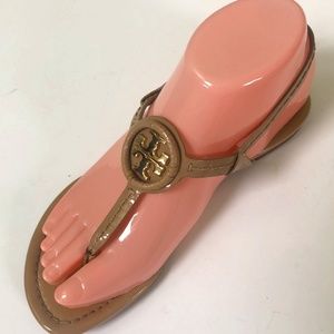 Tory Burch Beige Leather Sandals Sz 5.5